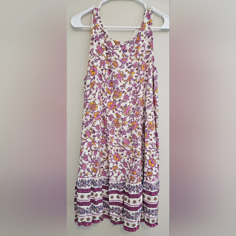 Old Navy Floral Sleeveless Dress, Pink, L